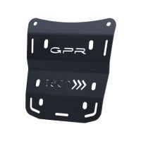 GPR TECH compatible with  Ducati Multistrada V4 / V4S / V4S Sport 1100 2021/2024 GPR TECH SPECIFIC PLATE IN TITANIUM TOP CASE-ALPITECH 35/55 LT compatible with original luggage rack,titanium made with 4 anchor points