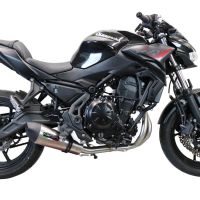 Exhaust compatible with Kawasaki Z-650 2017-2020, Gpe Ann. Titanium, Full system exhaust, including removable db killer 