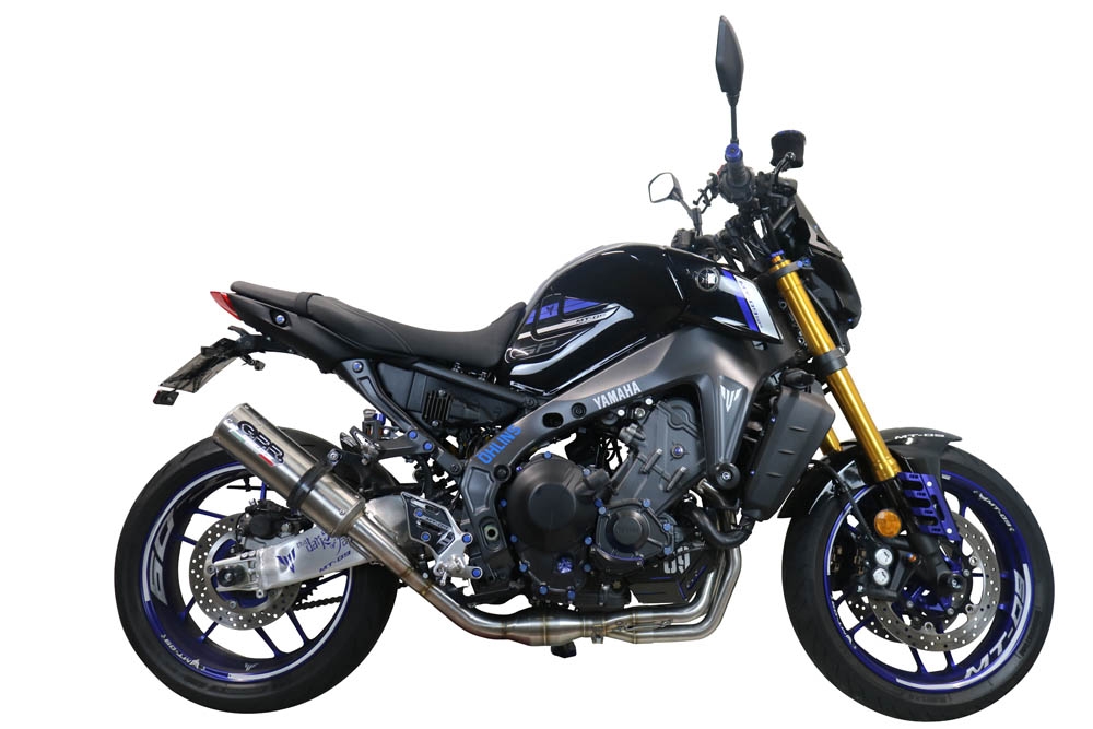 Exhaust compatible with Yamaha FJ-09 2021-2024, M3 Inox , Full system exhaust, including removable db killer 