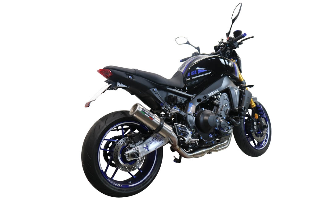 Exhaust compatible with Yamaha FJ-09 2021-2024, M3 Inox , Full system exhaust, including removable db killer 