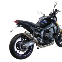 Exhaust compatible with Yamaha FJ-09 2021-2024, M3 Inox , Full system exhaust, including removable db killer 