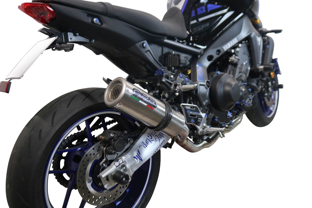 Exhaust compatible with Yamaha FJ-09 2021-2024, M3 Inox , Full system exhaust, including removable db killer 
