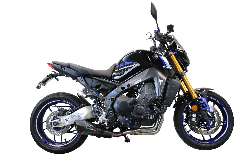 Exhaust compatible with Yamaha FJ-09 2021-2024, Gpe Ann. Poppy, Full system exhaust, including removable db killer 
