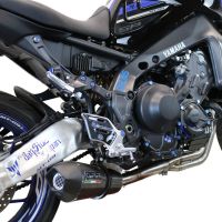 Exhaust compatible with Yamaha FJ-09 2021-2024, Gpe Ann. Poppy, Full system exhaust, including removable db killer 