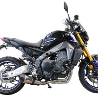 Exhaust compatible with Yamaha FJ-09 2021-2024, Gpe Ann. titanium, Full system exhaust, including removable db killer 