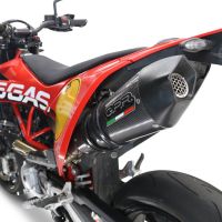 Exhaust compatible with Gas Gas SM 700 2023-2024, Gpe Ann. Poppy, Slip-on exhaust including link pipe and removable db killer 
