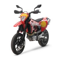 Exhaust compatible with Gas Gas SM 700 2023-2024, Gpe Ann. titanium, Slip-on exhaust including link pipe and removable db killer 