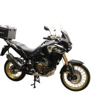 Top case GPR TECH compatible with  Honda Crf 1100 L Africa Twin 2020/2024 e5 GPR TECH Top case in aluminum, black color with specific plate included Capacity 55 LT.