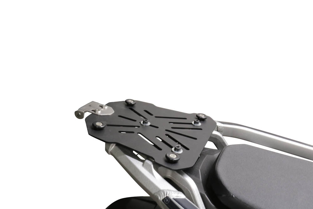 Top case GPR TECH compatible with  Honda Crf 1100 L Africa Twin 2020/2024 e5 GPR TECH Top case in aluminum, black color with specific plate included Capacity 55 LT.