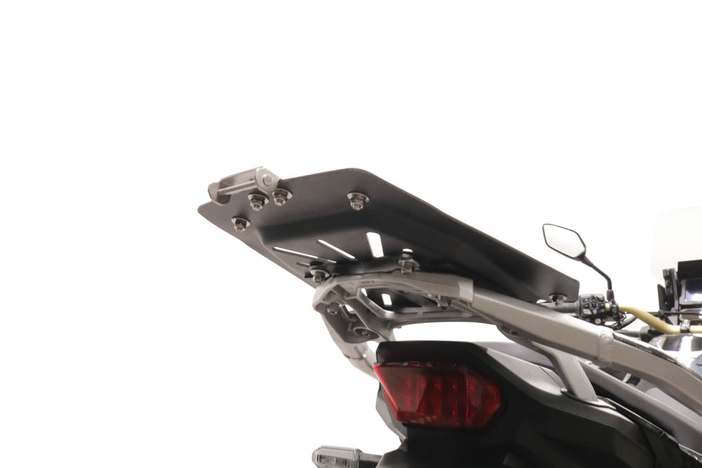 Top case GPR TECH compatible with  Honda Crf 1100 L Africa Twin 2020/2024 e5 GPR TECH Top case in aluminum, black color with specific plate included Capacity 55 LT.