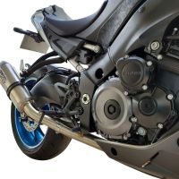 GPR exhaust compatible with Suzuki GSX-S 1000F 2017-2020, Deeptone Inox, Full system exhaust, including removable db killer 