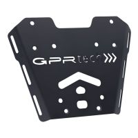 GPR TECH compatible with  Honda X-Adv 750 2017/2020 e4 GPR TECH Top case in aluminum, black color with specific plate included Capacity 45 LT.