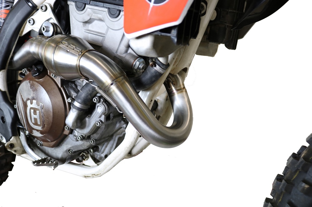 Exhaust compatible with Ktm 350 SXF 2016-2018, Pentacross FULL Titanium, Full system exhaust, including removable db killer/spark arrestor 
