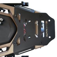 Top case GPR TECH compatible with  Zontes 350 T1 ADV 2022/2024 e5 GPR TECH Top case in aluminum, silver color with specific plate included Capacity 35 LT.