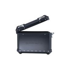 GPR TECH compatible with  Bmw R 1200 Gs Adventure 2014/2016 e3 GPR TECH Pair of side cases aluminum made with contoured right side, black color with specific pannier holder Capacity 38 LT. + 32 LT.