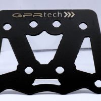 GPR TECH compatible with  Voge 300Rally 2022/2024 e5 GPR TECH Specific fitting plate Top Case ALPITECH 26 LT compatible with original luggage rack,stainless steel made with 4 anchor points