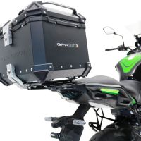 GPR TECH compatible with  Kawasaki Versys 650 2023/2024 e5 plus GPR TECH Top case in aluminum, black color with specific plate included Capacity 35 LT.