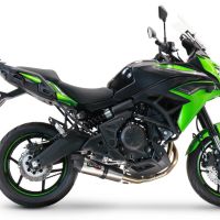 Exhaust compatible with Kawasaki Versys 650 2021-2022, Gpe Ann. Titanium, Full system exhaust, including removable db killer 