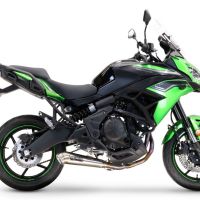 GPR exhaust compatible with  Kawasaki Versys 650 2021-2022, Powercone Evo, Full system exhaust, including removable db killer 