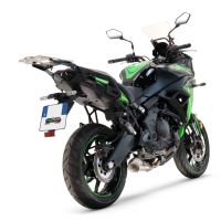 GPR exhaust compatible with  Kawasaki Versys 650 2021-2022, Powercone Evo, Full system exhaust, including removable db killer 