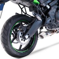 GPR exhaust compatible with  Kawasaki Versys 650 2021-2022, Powercone Evo, Full system exhaust, including removable db killer 