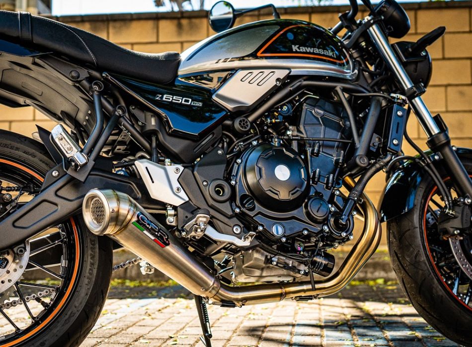 商品画像：Exhaust compatible with Kawasaki Z650RS 2021-2023, Powercone 2