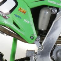 Exhaust compatible with Kawasaki KX250X 2021-2022, Pentacross Inox, Slip-on exhaust, including link pipe and removable db killer spark/arrestor 