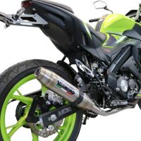 Exhaust compatible with Keeway Rkf 125 2018-2020, Deeptone Inox, Full system exhaust, including removable db killer 