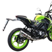 Exhaust compatible with Keeway Rkf 125 2018-2020, M3 Inox , Full system exhaust, including removable db killer 
