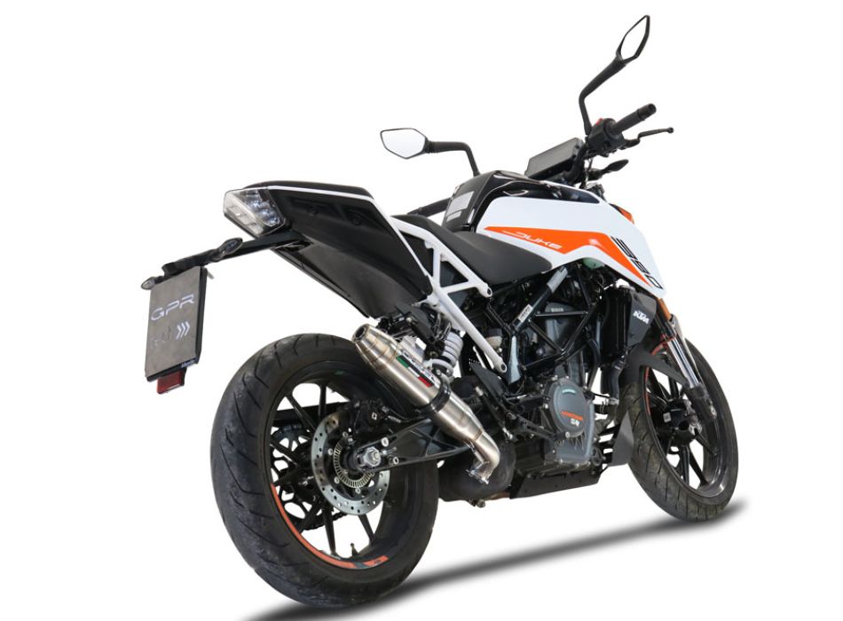 Ktm duke 250 exhaust hot sale