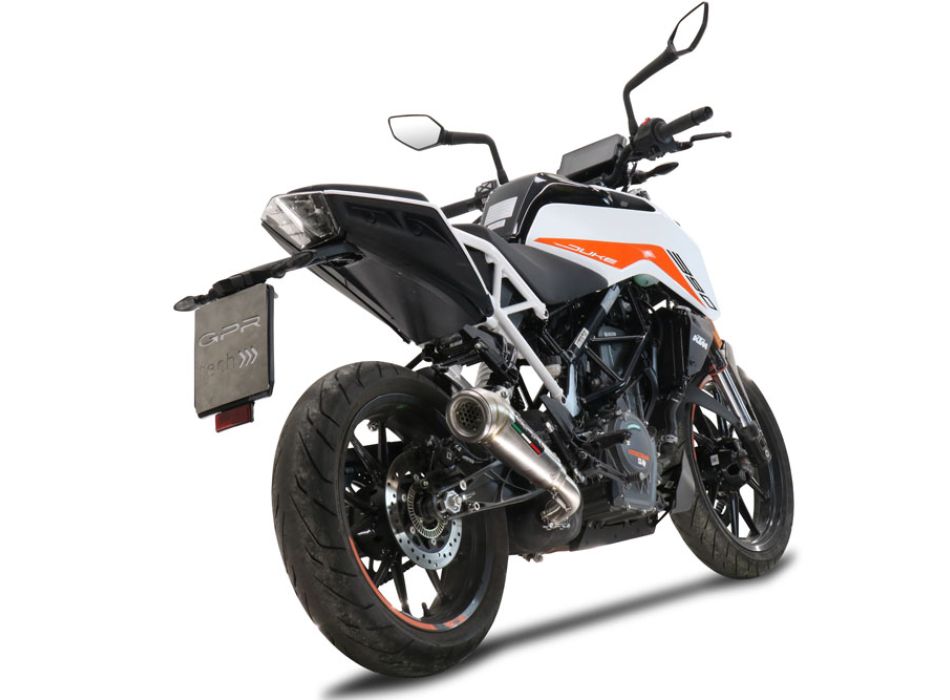 Ktm duke 125 exhaust top