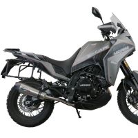 Exhaust compatible with Moto Morini X-CAPE 650 2021-2024, Gpe Ann. titanium, Mid-Full system exhaust including removable db killer 