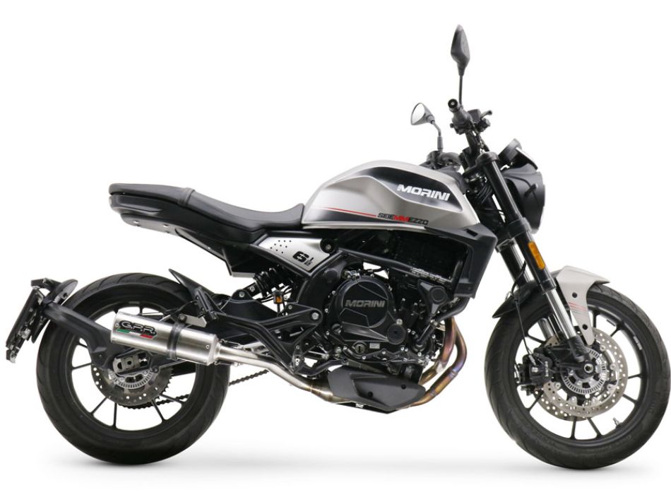 GPR exhaust compatible with Moto Morini Seiemmezzo Scr 2022-2024