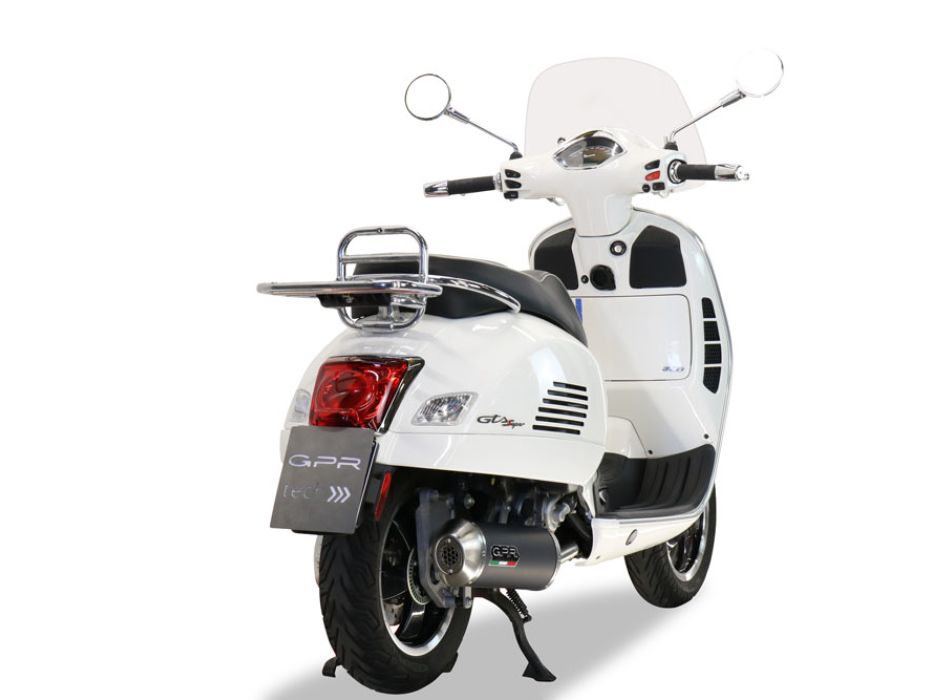 Exhaust compatible with Piaggio Vespa Granturismo 200 2003-2007 