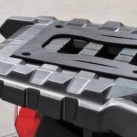 GPR TECH compatible with  Suzuki V-Strom 1050 Xt/De 2020/2024 e5 GPR TECH Specific fitting plate Top Case ALPITECH 55 LT compatible with original luggage rack,stainless steel made with 4 anchor points