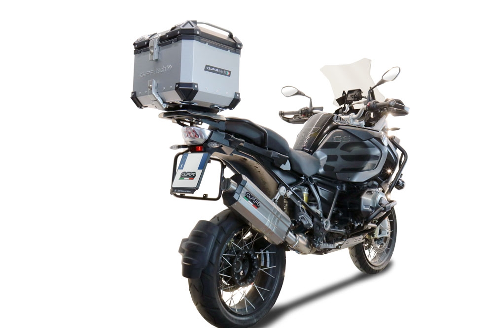 Top case GPR TECH compatible with  Bmw R 1200 Gs Adventure 2014/2016 e3 GPR TECH Top case in aluminum, silver color with specific plate included Capacity 45 LT.