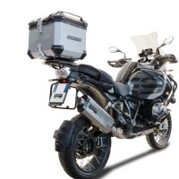 Top case GPR TECH compatible with  Bmw R 1200 Gs Adventure 2014/2016 e3 GPR TECH Top case in aluminum, silver color with specific plate included Capacity 35 LT.