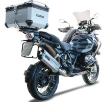 Top case GPR TECH compatible with  Bmw R 1200 Gs Adventure 2014/2016 e3 GPR TECH Top case in aluminum, silver color with specific plate included Capacity 55 LT.