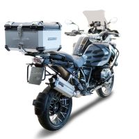 Top case GPR TECH compatible with  Bmw R 1250 Gs Adventure 2021/2024 e5 GPR TECH Top case in aluminum, silver color with specific plate included Capacity 55 LT.