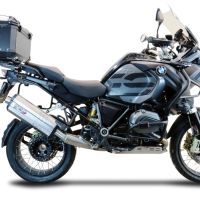 Top case GPR TECH compatible with  Bmw R 1200 Gs Adventure 2014/2016 e3 GPR TECH Top case in aluminum, black color with specific plate included Capacity 45 LT.