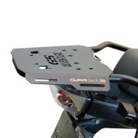 GPR TECH compatible with  Bmw F 850 Gs - Adventure 2018/2020 e4 GPR TECH SPECIFIC TITANIUM PLATE TOP CASE-ALPITECH 35 LT / 45 LT compatible with original luggage rack,titanium made with 4 anchor points