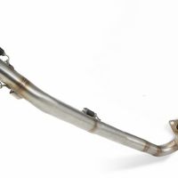 Exhaust compatible with Suzuki DR-Z 110 2003-2024, Deeptone Inox, Full system exhaust, including removable db killer/spark arrestor 