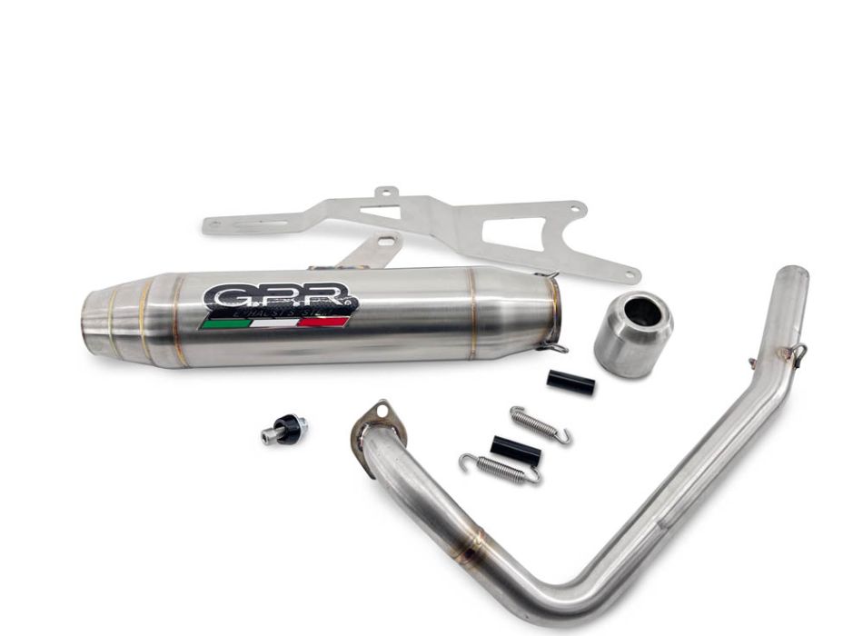 Scarico GPR Deeptone Inox Omologato Per Honda CB500 Hornet 2024-2025 | DB-Killer Incluso, Made In Italy