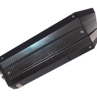 Exhaust compatible with Ktm 1290 Super Adventure 2017-2020, Sonic Poppy, Slip-on exhaust including removable db killer and link pipe, EPA-compliant 