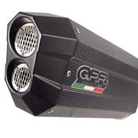 Exhaust compatible with Ktm 1290 Super Adventure R/S 2021-2024, Sonic Poppy, Full system exhaust, including removable db killer 