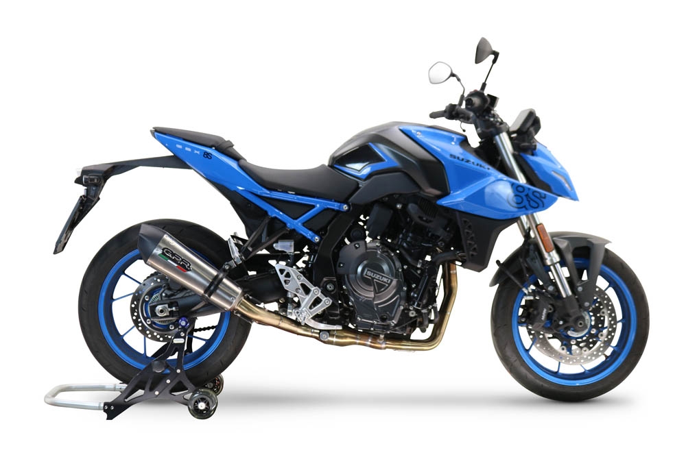 Exhaust compatible with Suzuki Gsx-8S 2022-2024, Gpe Ann. titanium, Full system exhaust, including removable db killer 