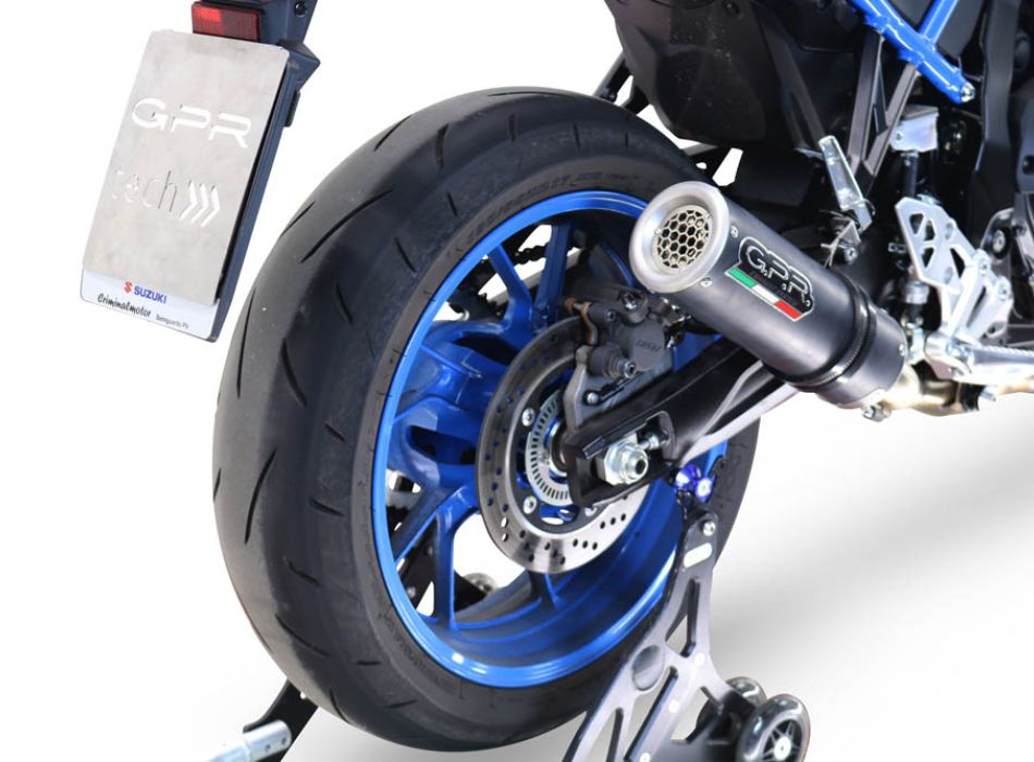 Exhaust compatible with Suzuki Gsx-8R 2022-2024, M3 Black
