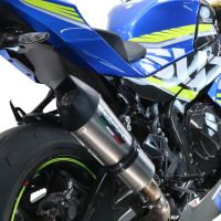 Exhaust compatible with Suzuki GSX-R1000 R 2021-2025, GP Evo4 Titanium, Slip-on exhaust including removable db killer and link pipe 