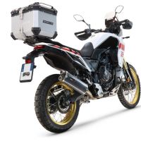 Top case GPR TECH compatible with  Yamaha Tenere 700 2019/2020 e4 GPR TECH Top case in aluminum, silver color, including roof rack and specific plate Capacity 45 LT.