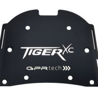 GPR TECH compatible with  Triumph Tiger 800 2011/2016 e3 GPR TECH Specific fitting plate Top Case ALPITECH 55 LT compatible with original luggage rack,stainless steel made with 4 anchor points